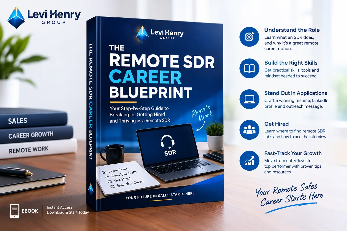 The Remote SDR Career Blueprint ebook by Levi Henry Group